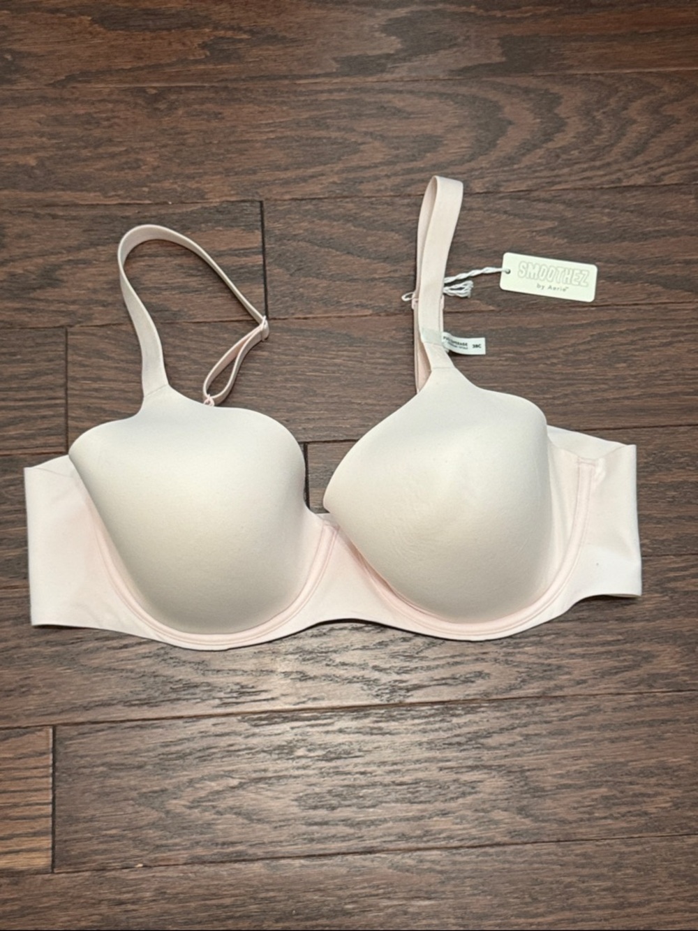 aerie Smoothez Full Coverage Bra in Pale Pink